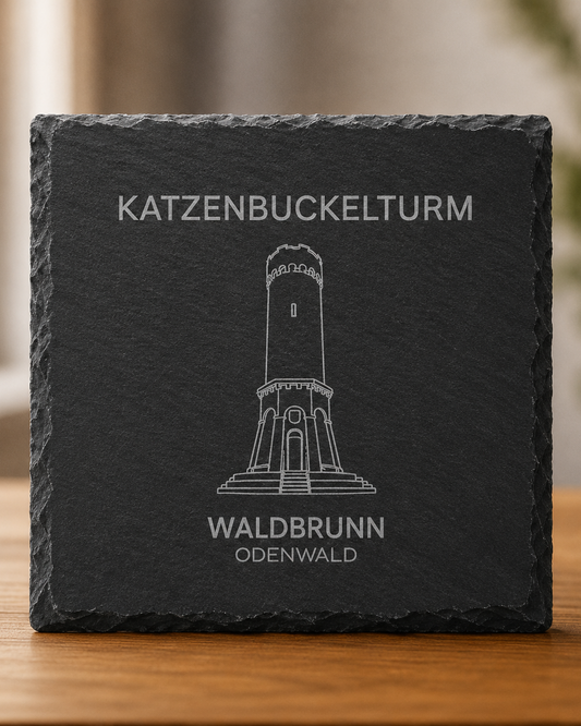 Schieferplatte „Katzenbuckelturm“
